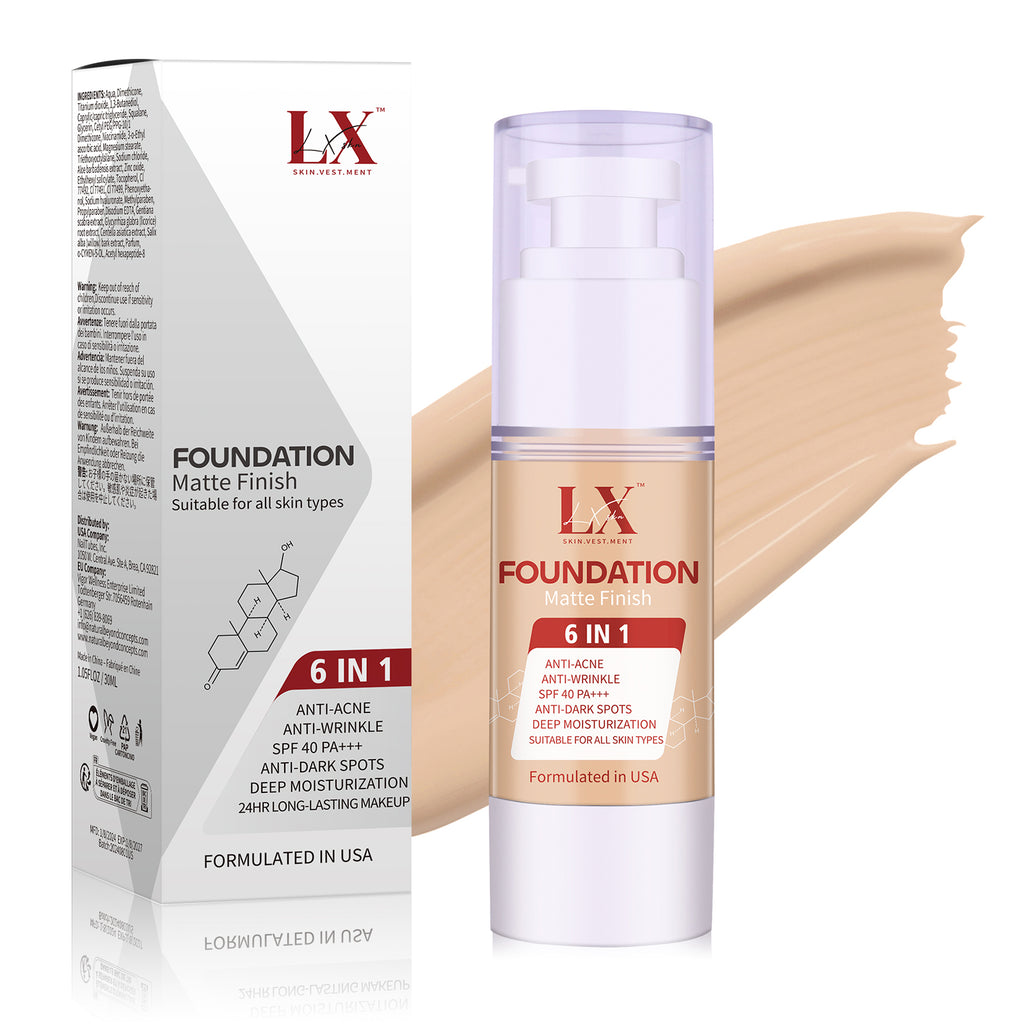 6 in 1 Foundation #201