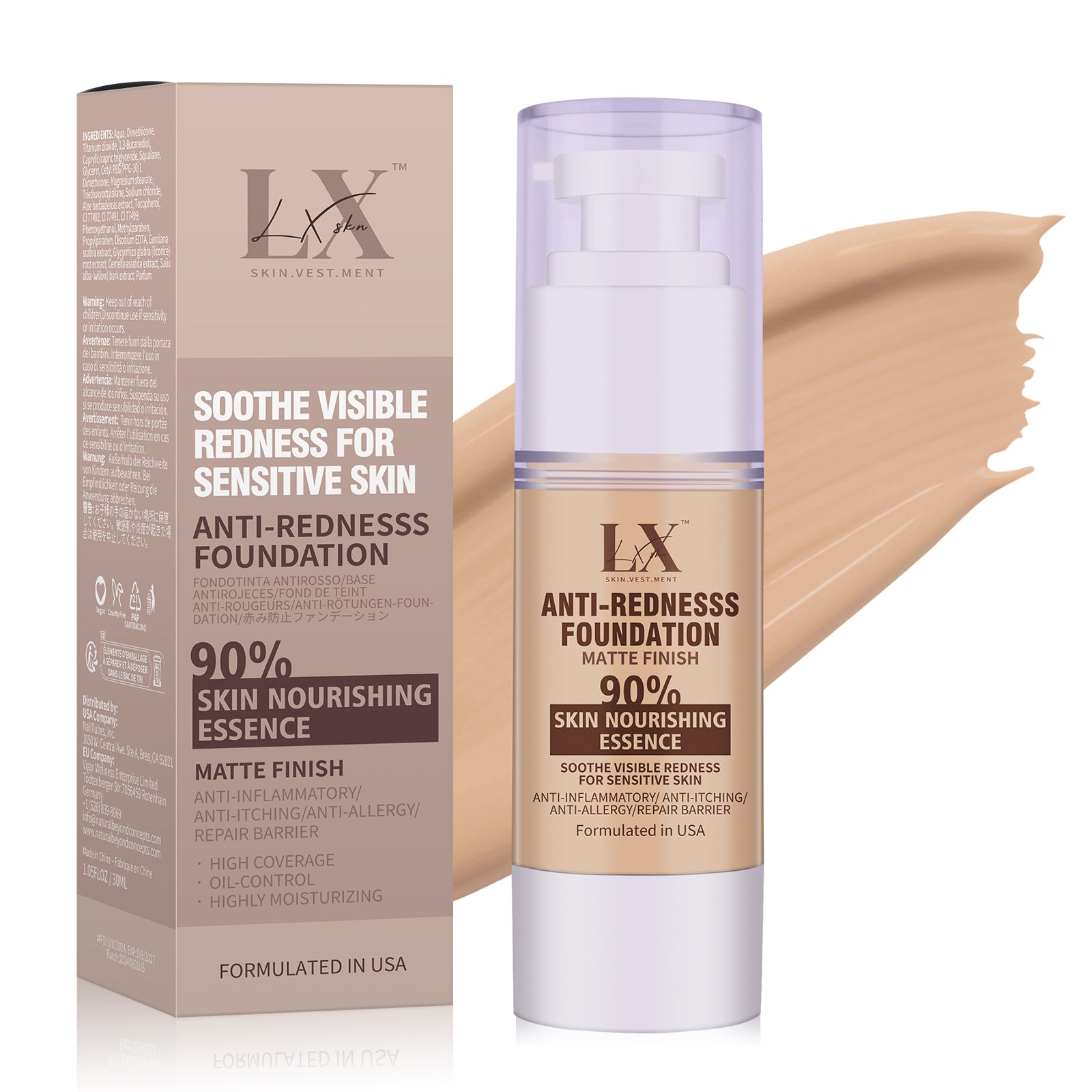 Anti-redness Foundation #206