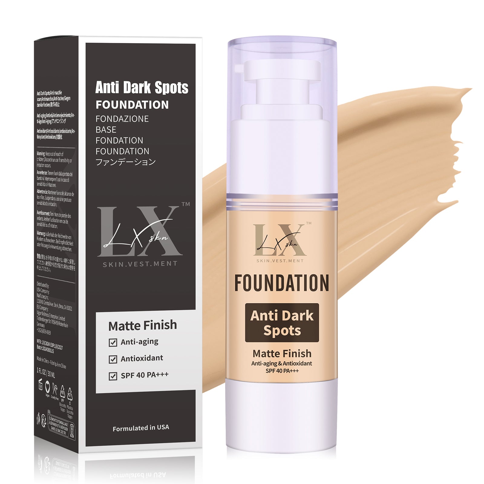 Anti-pigmentation Foundation #301