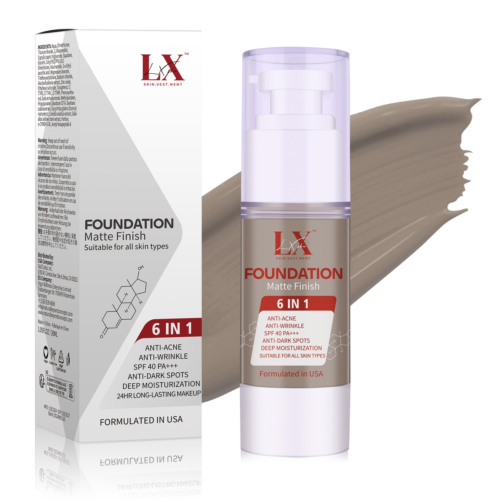 6 in 1 Foundation #410