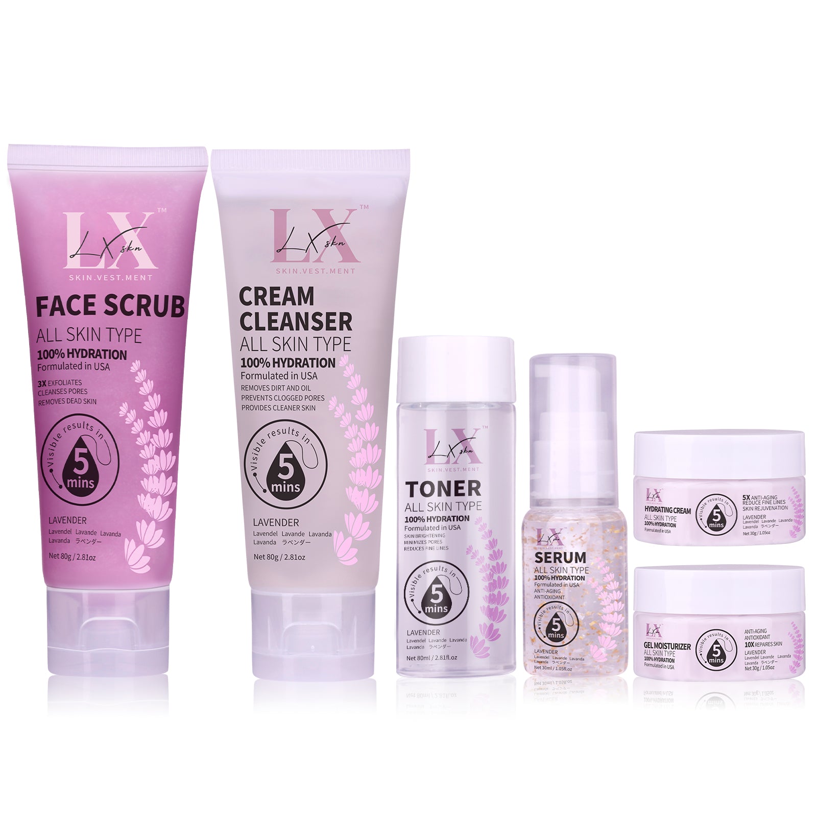 6 Step Skincare Set