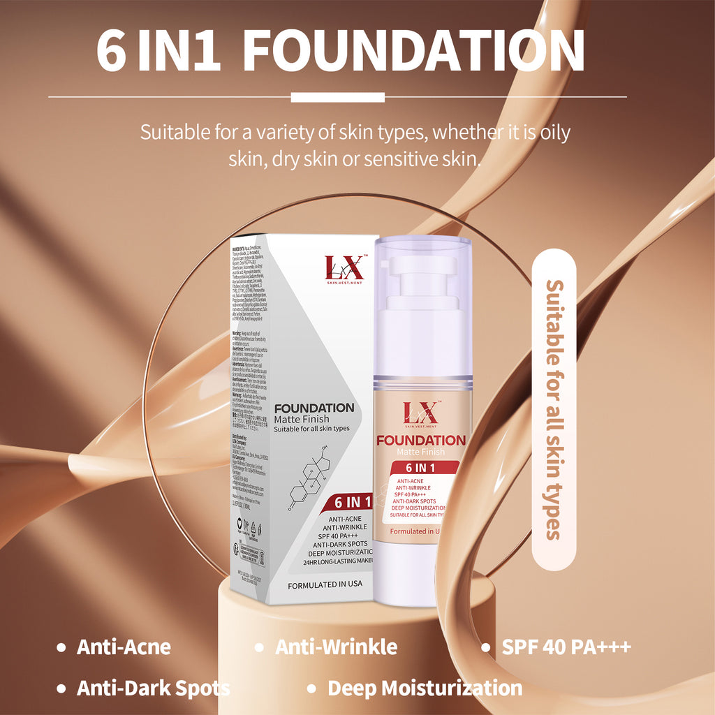 6 in 1 Foundation #106