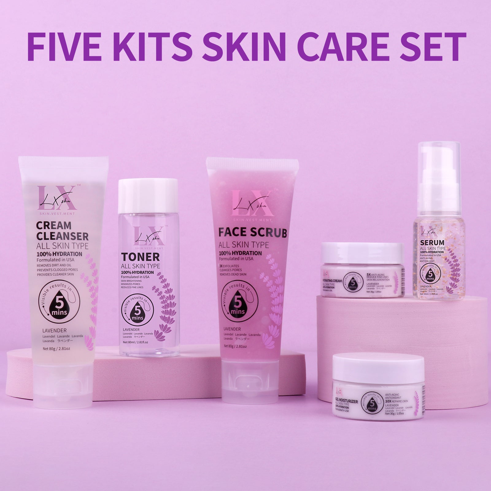 6 Step Skincare Set