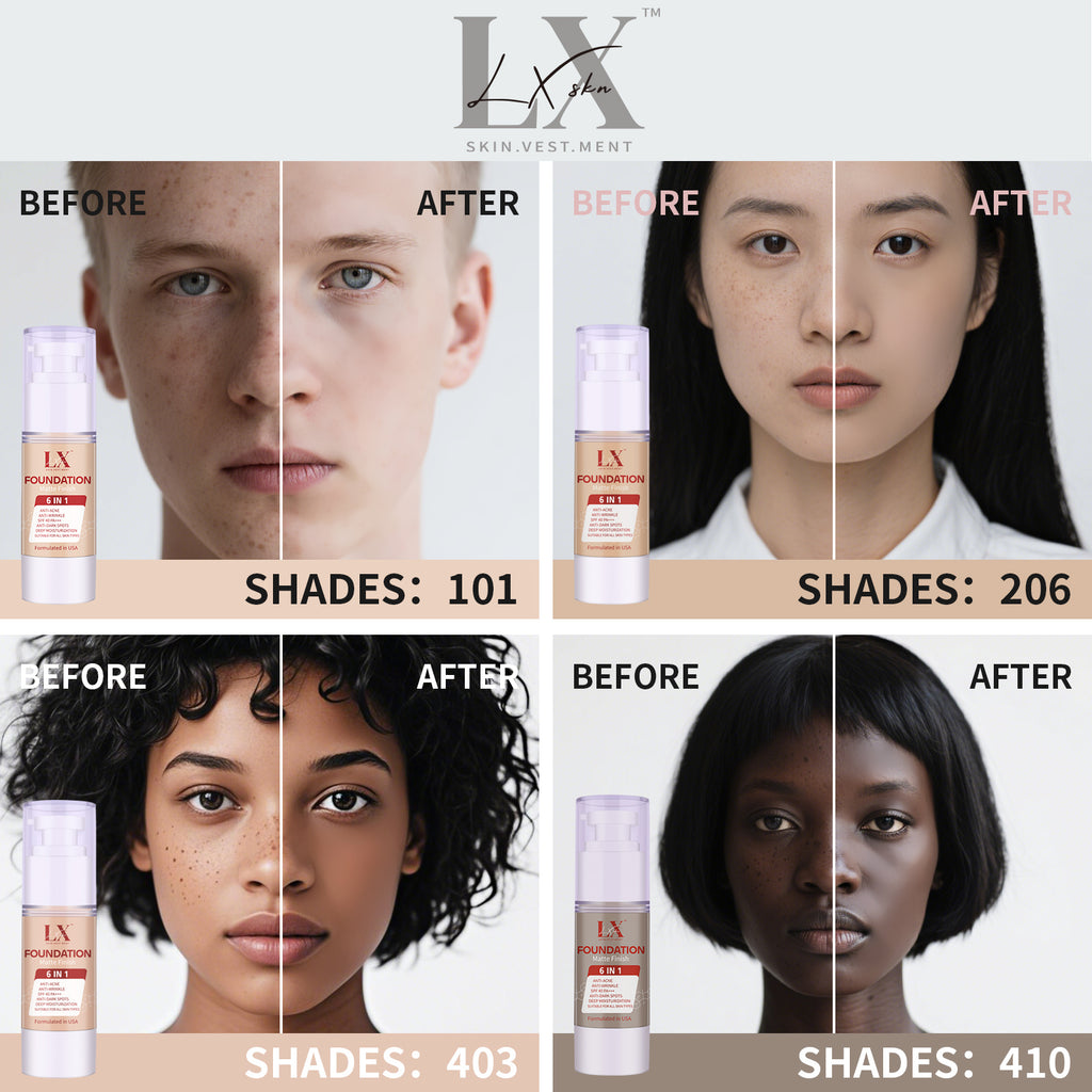 6 in 1 Foundation #106